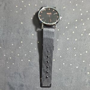 Geneva Black Watch with Silver Accents